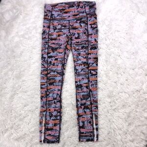 Lululemon Fast & Free 7/8 Tight II *Nulux 25" Inversion Multi